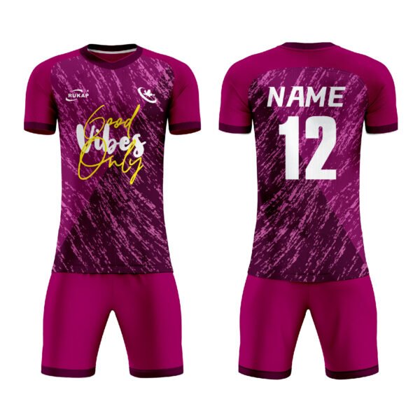 Soccer jerseys-Purple light pattern style