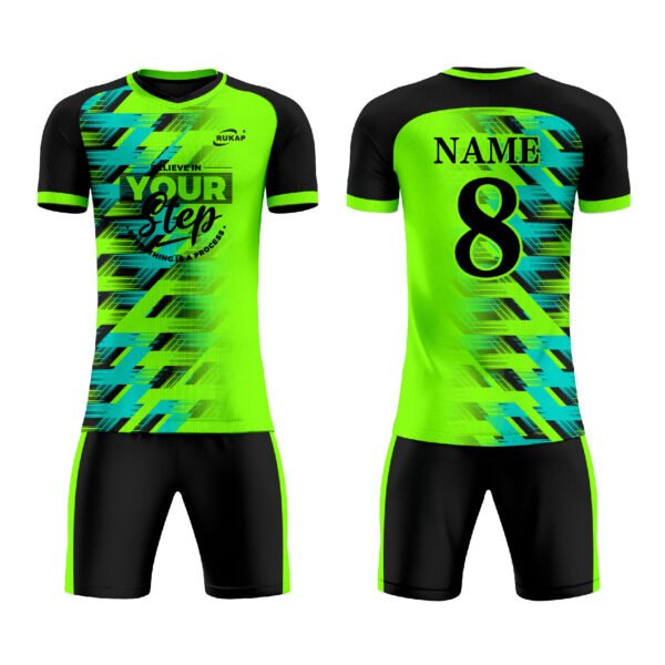 Soccer jerseys-Dazzling black green style