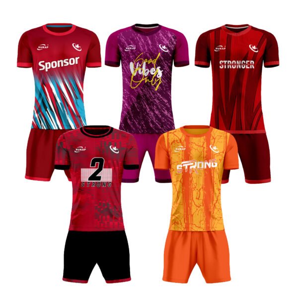 Soccer jerseys-Orange crack style - Image 3